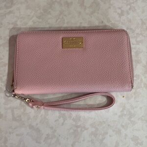 Nanette lepore pink wristlet